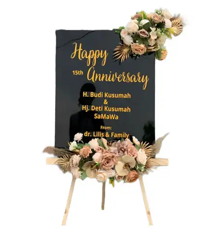 Papan Bunga Akrilik Amandanom